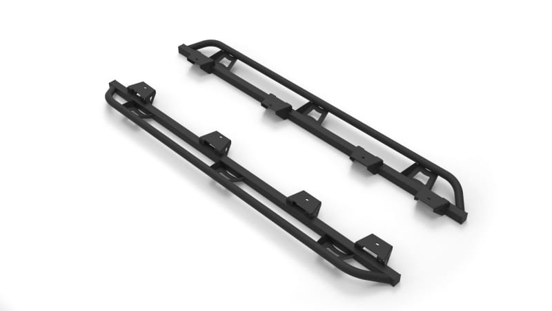 N-Fab Trail Slider Steps 2020 Jeep Wrangler Gladiator JT 4 Door All Beds - SRW - Textured Black thumbnail 2