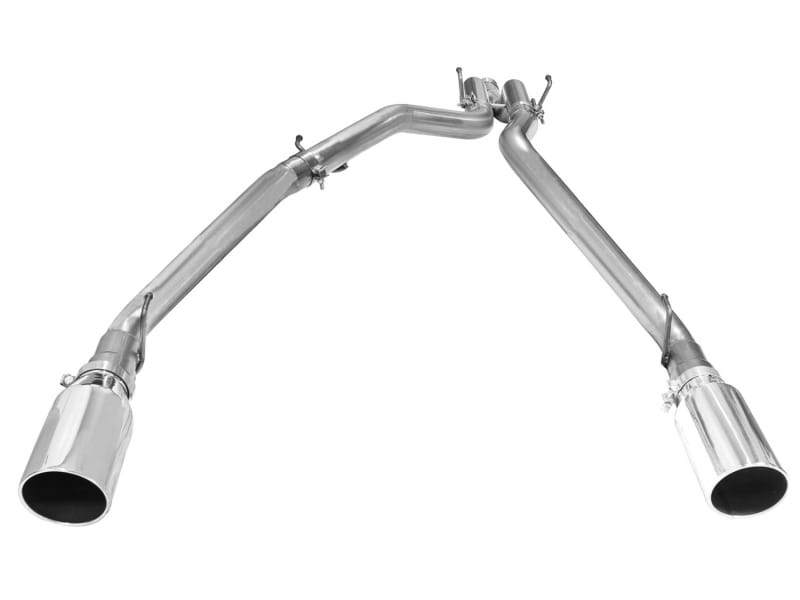 aFe MACHForce XP DPF-Back Exhaust 3in SS w/ 6in Polished Tips 2014 Dodge Ram 1500 V6 3.0L EcoDiesel thumbnail 2