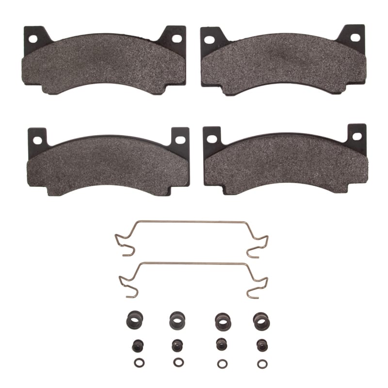 R1 1973-1978 Chrysler CORDOBA Front R1 Semi Met Pads & Hardware Kit