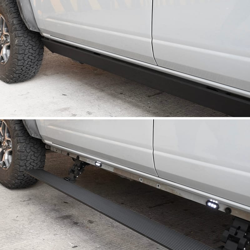 RealTruck 11-18 Ram 1500 CC / 09-10 Ram 1500 CC 4dr VoltStep Electric Running Board Kit - Tex. Blk thumbnail 2