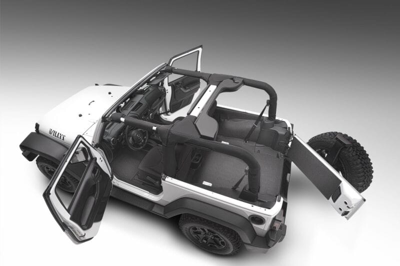 Husky Liners 07-10 Jeep Wrangler JK 2dr (Incl. TG & Tub Liner) Guardian Impact Jeep Liner