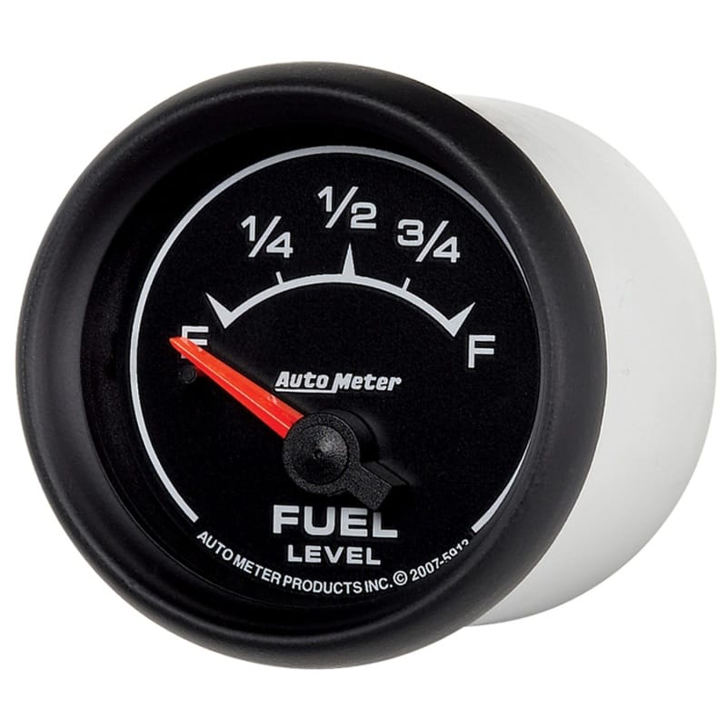 AutoMeter Gauge Fuel Level 2-1/16in. 0 Ohm(e) to 90 Ohm(f) Elec Es