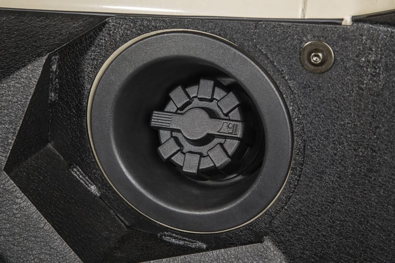 Rugged Ridge 01-19 Jeep Wrangler TJ/LJ/JK/JL Black Elite Aluminum Fuel Cap thumbnail 3