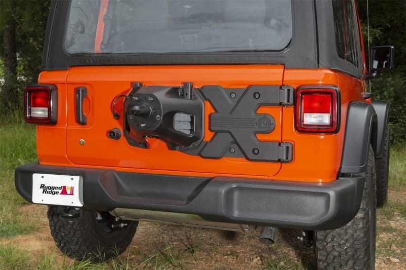 Rugged Ridge Spartacus HD Tire Carrier Hinge Casting 18-20 Jeep Wrangler JL thumbnail 3