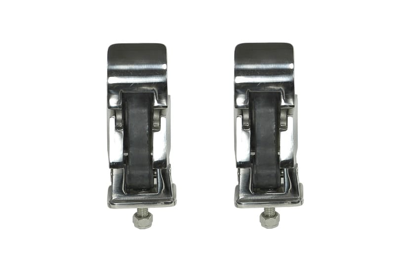Rugged Ridge 97-06 Jeep Wrangler TJ Stainless Steel Hood Catch Set thumbnail 2
