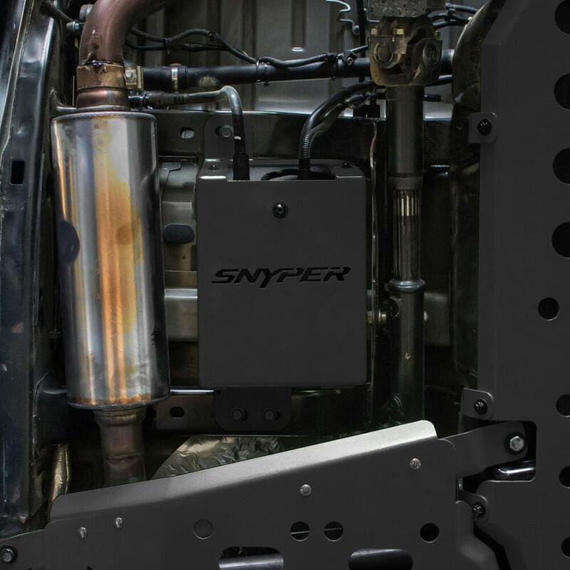 Westin/Snyper 07-17 Jeep Wrangler Evap Canister Skid Plate - Textured Black thumbnail 3
