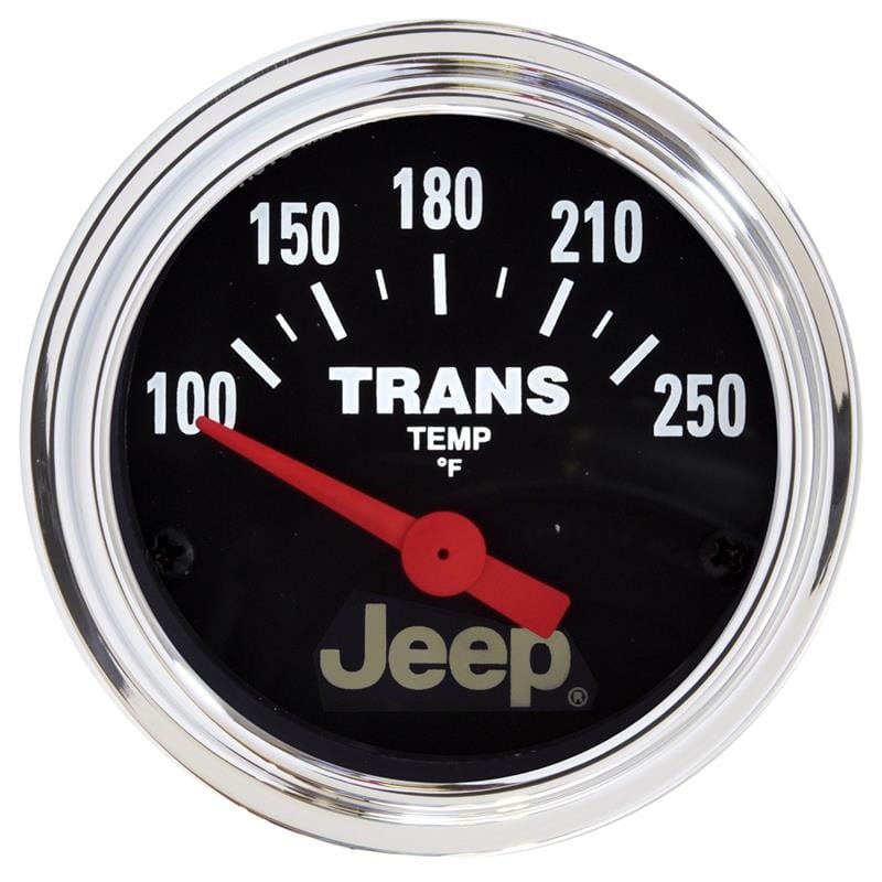 Autometer Jeep 52.4mm Short Sweep Electronic 100-250 Def F Transmission Temperature Gauge