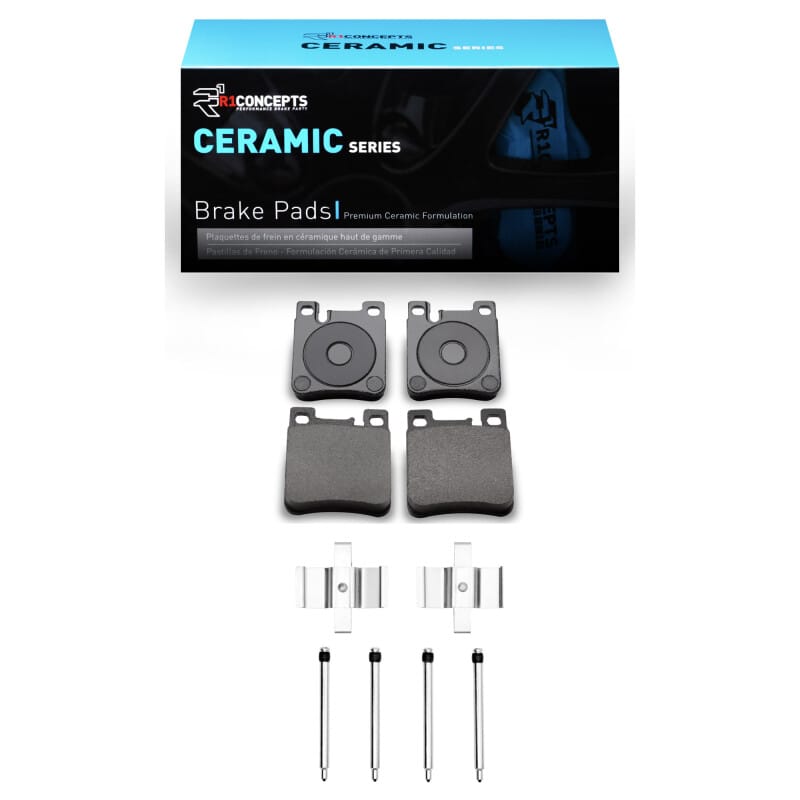 R1 92-09 Chrysler Crossfire Rear Ceramic Pads & Hardware Kit