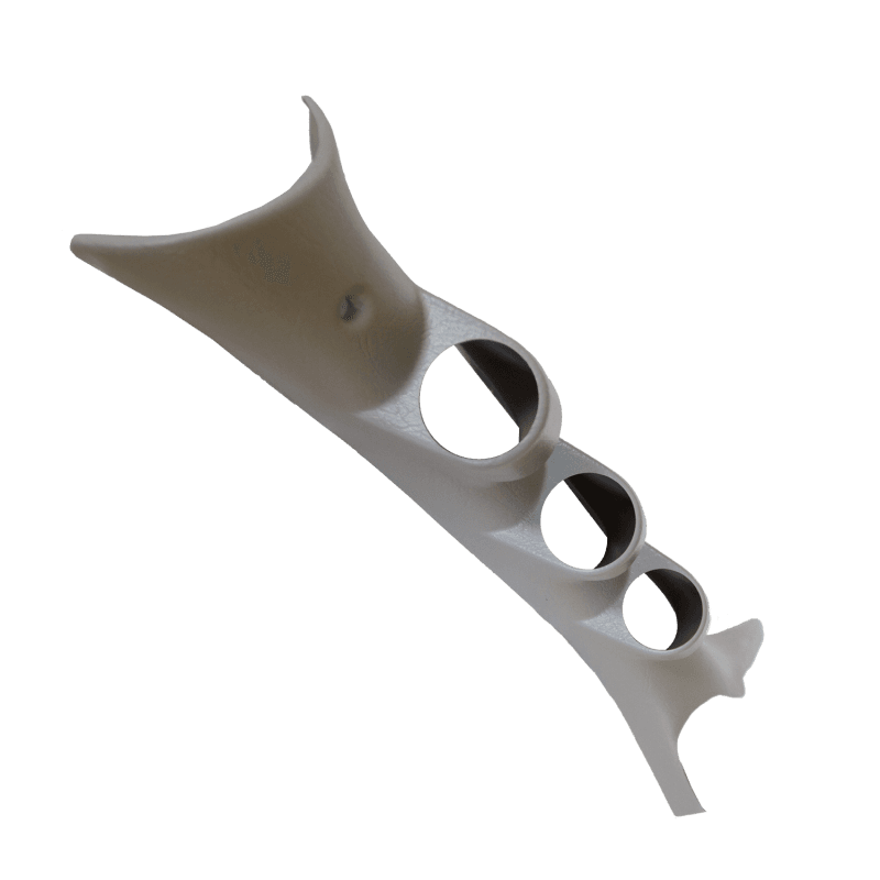 Autometer 03-08 Dodge Ram / 02 Dodge 1500 Triple 52mm Pillar Pod Taupe thumbnail 2