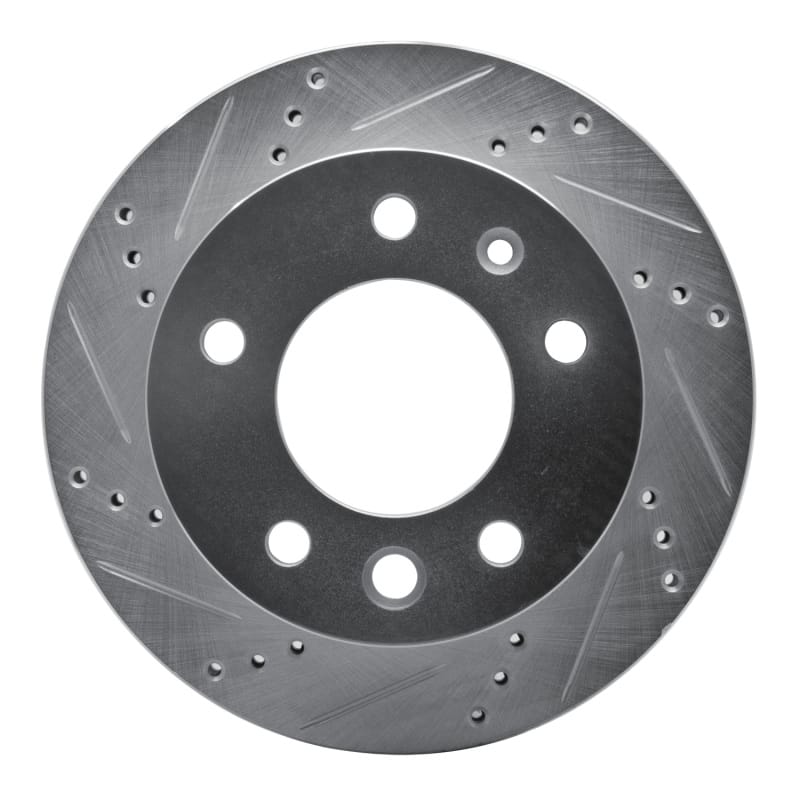 R1 02-06 Dodge Sprinter 2500 Front Left Drilled & Slotted Silver Brake Rotor - 631-40041L