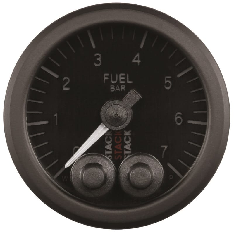 Autometer Stack 52mm 0-7 Bar M10 Male Pro-Control Fuel Pressure Gauge - Black thumbnail 2