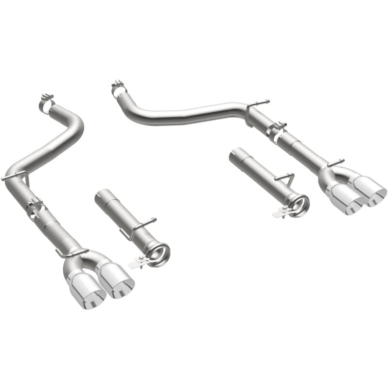 MagnaFlow Axle-Back, SS, 2.5in, Quad Split Rear 3.5in Tip 2015 Dodge Challenger R/T 5.7L thumbnail 4