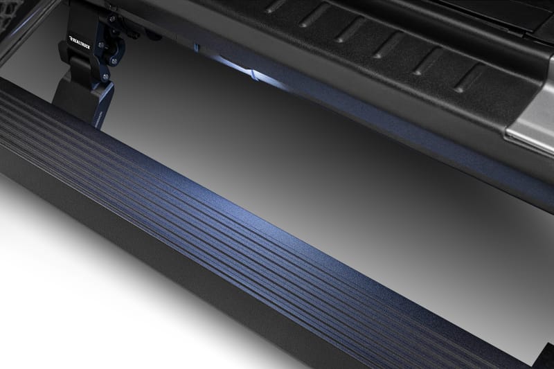 RealTruck 18-24 Jeep Wrangler 4dr VoltStep Electric Running Board Kit (Drilling Req.) - Tex. Blk thumbnail 3