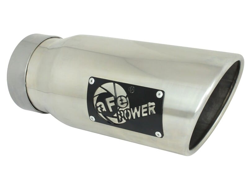 aFe Large Bore-HD 3in 409SS DPF-Back Exhaust System w/ Polished Tip RAM 1500 20-21 V6-3.0 thumbnail 3