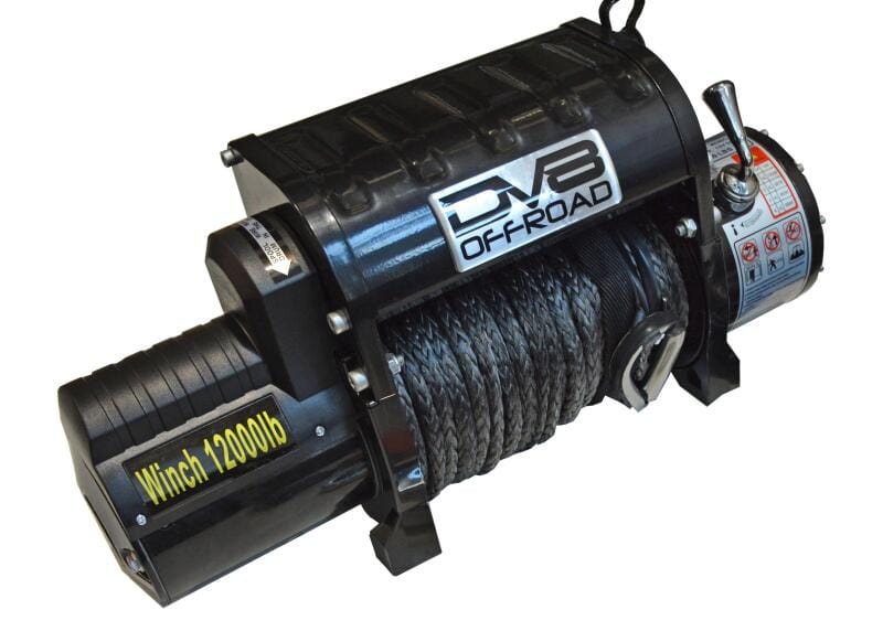 DV8 Offroad 12000 LB Winch w/ Synthetic Line & Wireless Remote - Black thumbnail 5