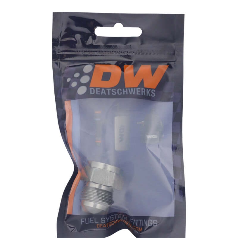 DeatschWerks 6AN Female Flare to 10AN Male Flare Expander - Anodized DW Titanium thumbnail 2
