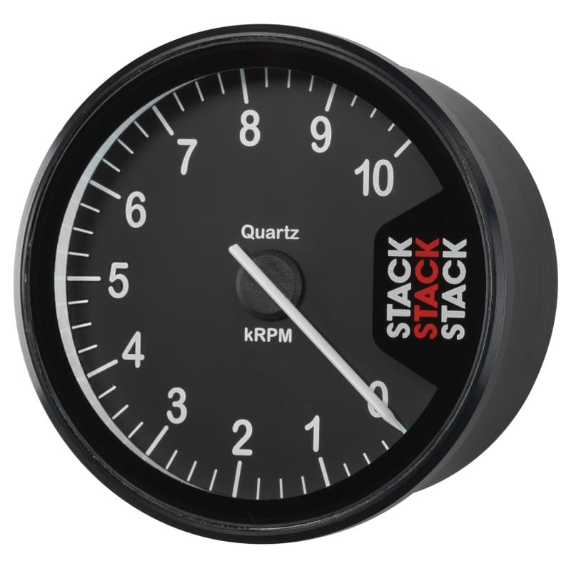 Autometer Stack Clubman Tachometer 80mm 0-10K RPM - Black thumbnail 2