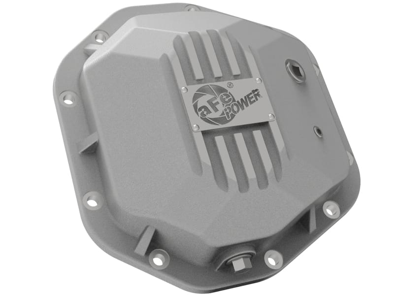 aFe 97-18 Jeep Wrangler TJ/JK Dana 44 Street Series Differential Cover w/ Machined Fins - Raw thumbnail 2