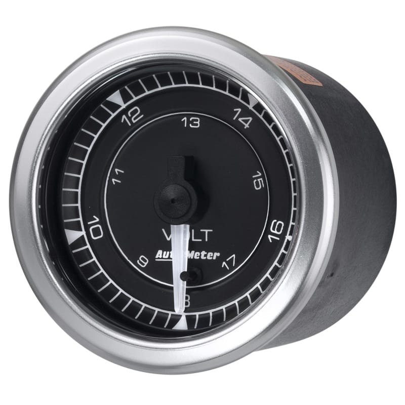 Autometer Chrono 2-1/16in 18V Voltmeter Gauge thumbnail 2
