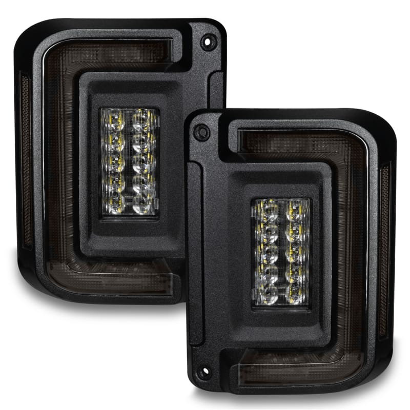 Oracle 07-17 Jeep Wrangler JK Flush Mount LED Tail Lights - Tinted thumbnail 4