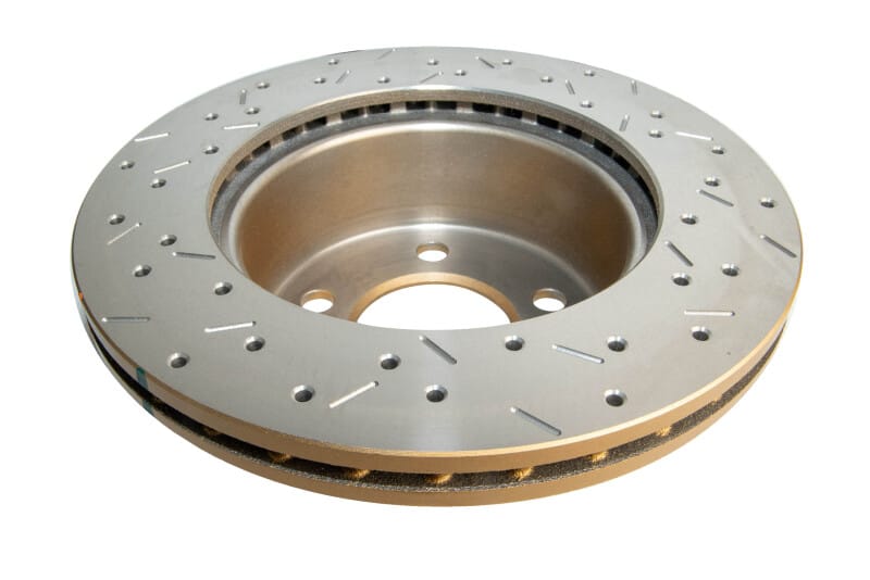 DBA 88-92 Cherokee 4wd/90-92 Comanche 4wd/90-99 Wrangler Front Drilled & Slotted 4000 Series Rotor thumbnail 2