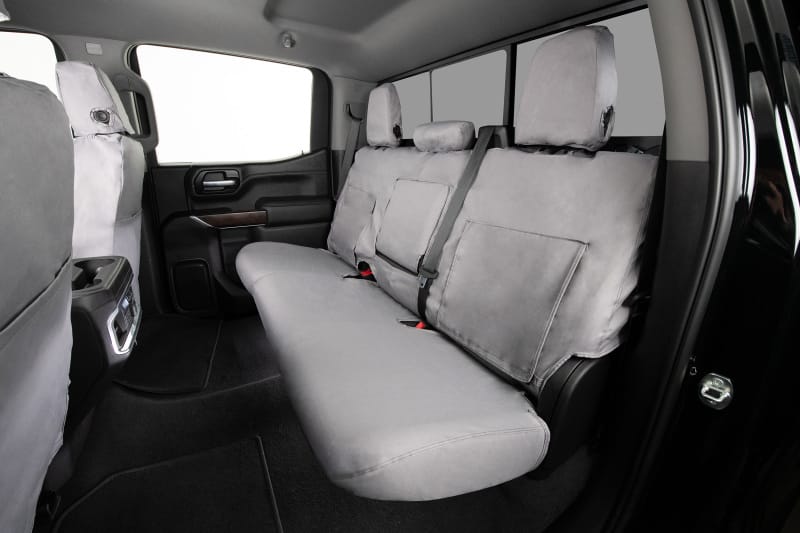 Covercraft 22-23 Jeep Wagoneer Polycotton SeatSaver Custom Front Row Seat Covers - Grey