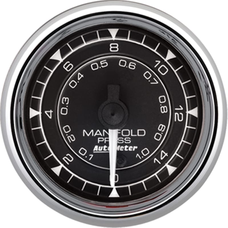 Autometer Chrono 2-1/16in 15PSI Digital Stepper Motor Manifold Pressure Gauge - Chrome