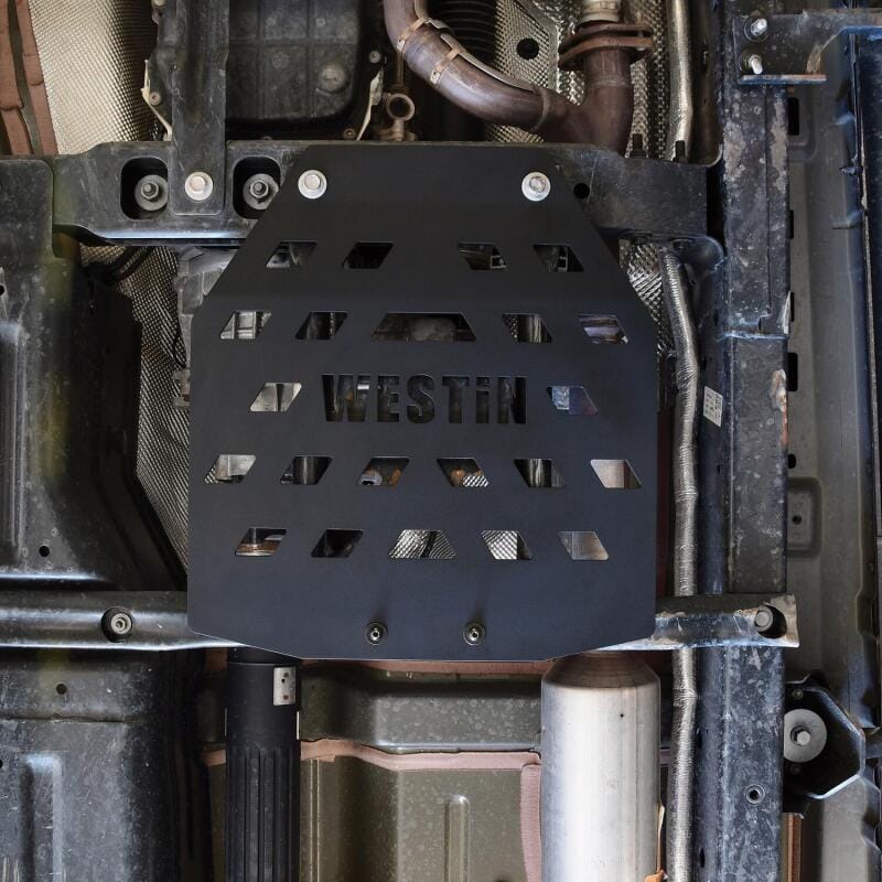 Westin/Snyper 18-21 Jeep Wrangler JL Transfer Case Skid Plate - Textured Black thumbnail 3