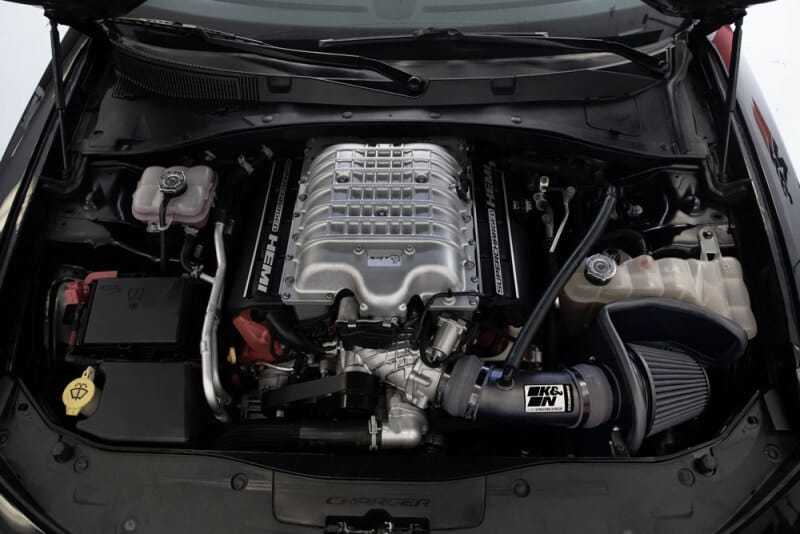 K&N 17-23 Dodge Charger/Challenger Hellcat SC 6.2L V8 DRYFLOW Performance Air Intake System thumbnail 4