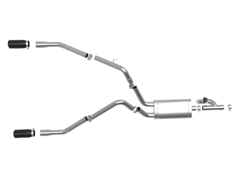 aFe 09-18 Ram 1500 V8 5.7L Hemi Gemini XV 3in 304 SS Cat-Back Exhaust w/ Black Tips thumbnail 3