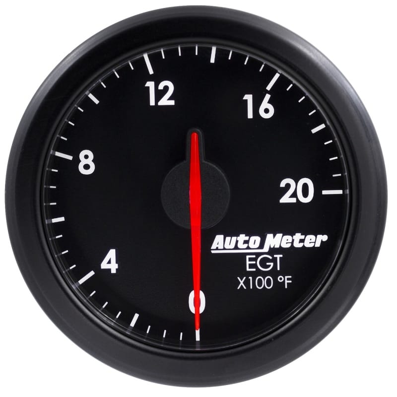 Autometer Airdrive 2-1/16in EGT Gauge 0-2000 Degrees F - Black thumbnail 8