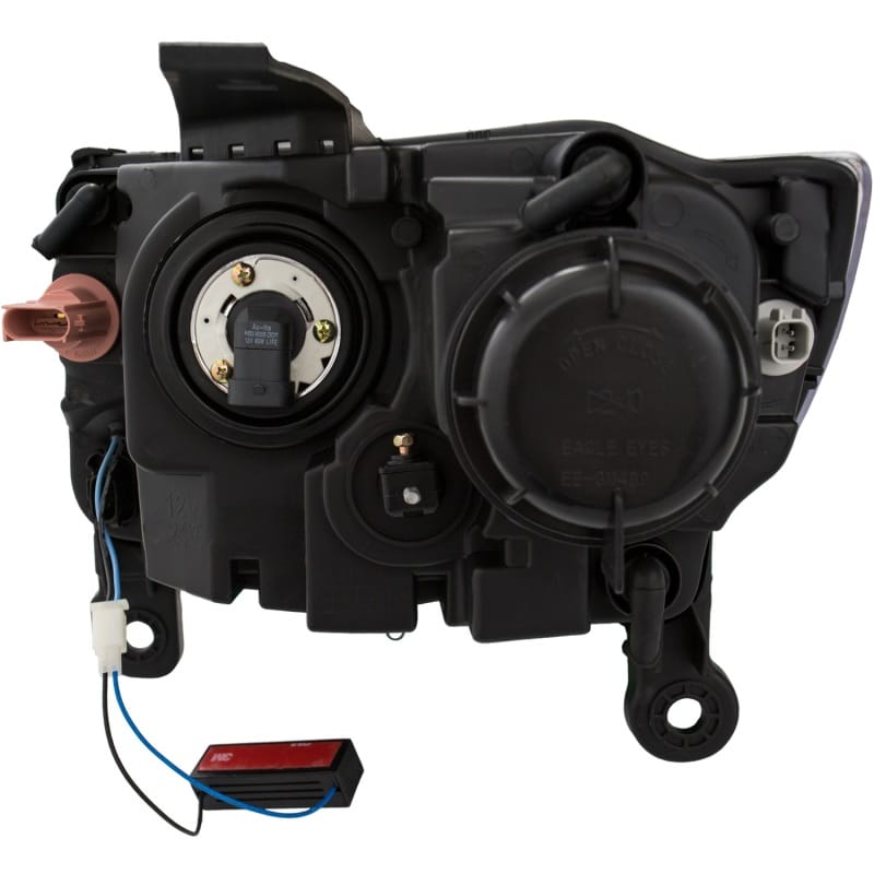 ANZO 2014-2015 Jeep Grand Cherokee Projector Headlights w/ Plank Style Design Chrome thumbnail 2