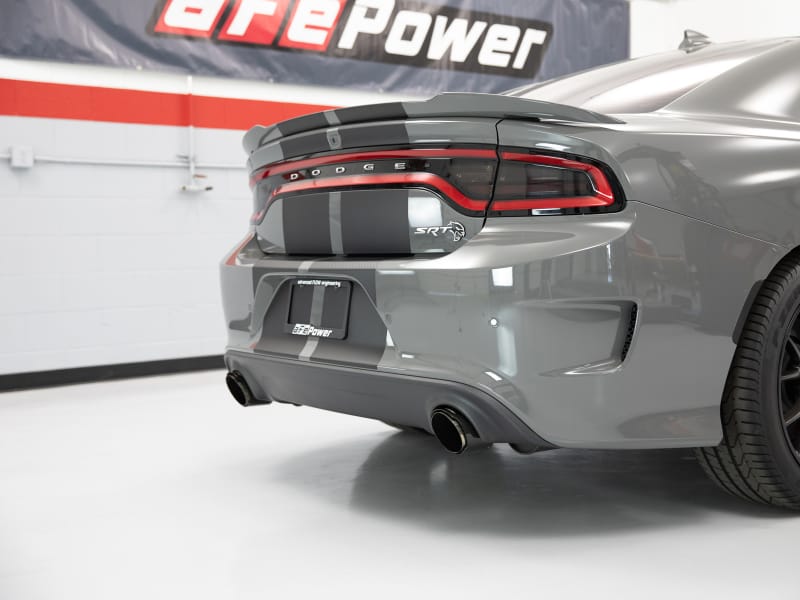 aFe MACH Force-XP 4-1/2in Carbon Fiber OE Replacement Exhaust Tips - 15-19 Dodge Charger/Hellcat thumbnail 3