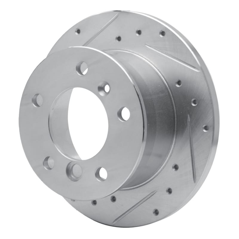 R1 02-18 Dodge Sprinter 3500 Rear Left Drilled & Slotted Silver Brake Rotor thumbnail 2