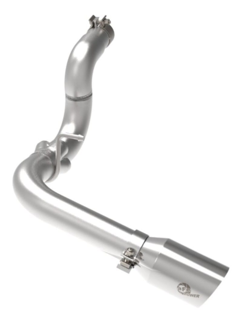 aFe 20-21 Jeep Wrangler Large Bore-HD 3in 304 Stainless Steel DPF-Back Exhaust System - Polished Tip thumbnail 2