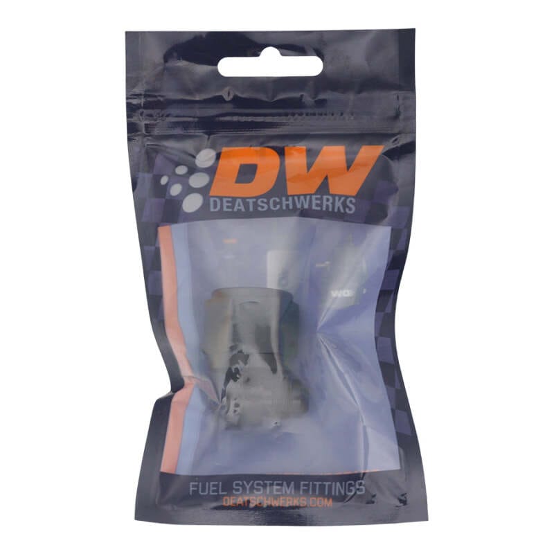 DeatschWerks 10AN Female Flare to 6AN Male Flare Reducer - Anodized Matte Black thumbnail 2