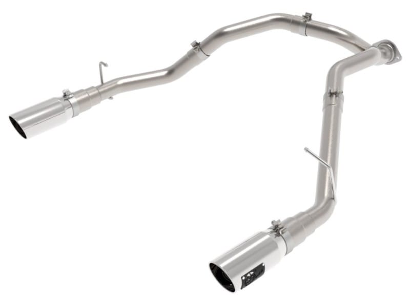 aFe Large Bore-HD 3in 409SS DPF-Back Exhaust System w/ Polished Tip RAM 1500 20-21 V6-3.0 thumbnail 2