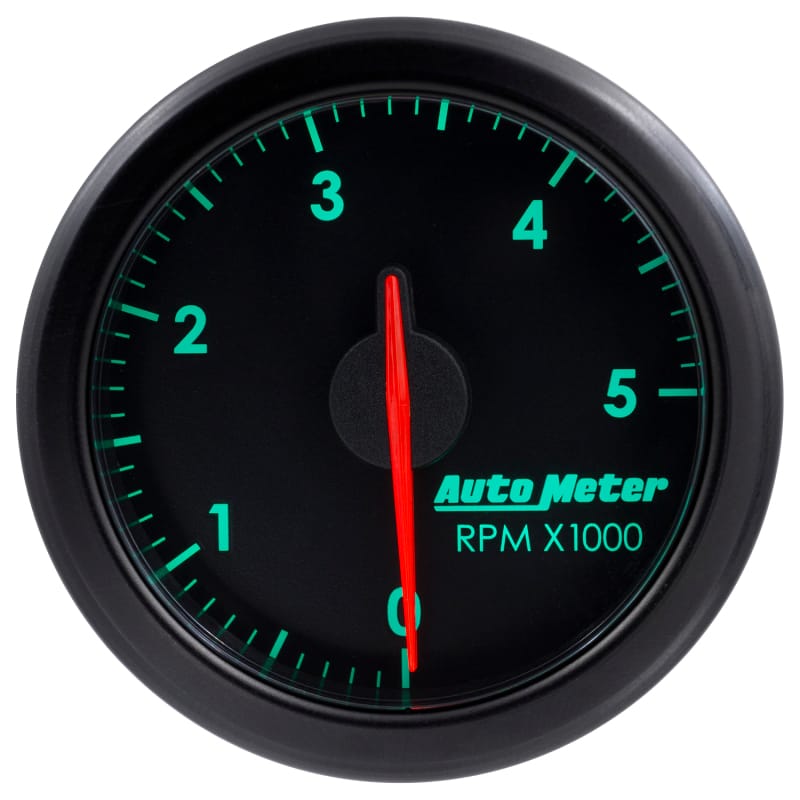 Autometer Airdrive 2-1/6in Tachometer Gauge 0-5K RPM - Black thumbnail 7