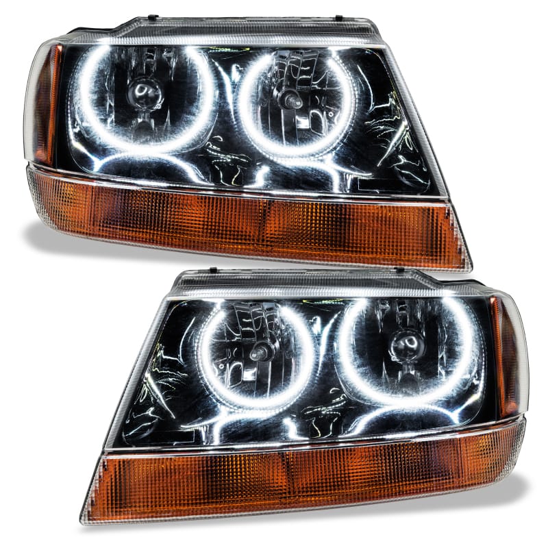 Oracle 99-04 Jeep Grand Cherokee SMD HL - Black - ColorSHIFT w/ BC1 Controller thumbnail 3