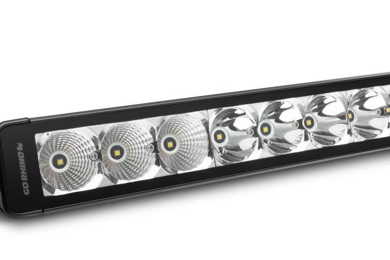 Go Rhino Xplor Bright Series Single Row LED Light Bar (Side/Track Mount) 20.5in. - Blk thumbnail 3