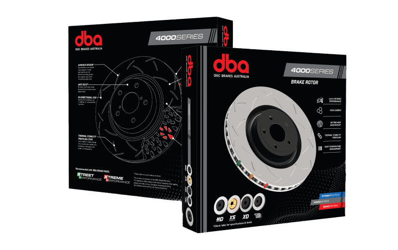 DBA 94-98 Eclipse AWD / 90-95 3000 GT & GT-SL Front Slotted 4000 Series Rotor thumbnail 6