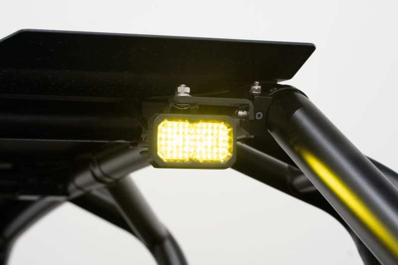 Diode Dynamics Stage Series 1 1/2 In Roll Bar Chase Light Kit SSC2 Pro - Yellow (Pair) thumbnail 3