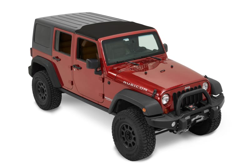 Bestop 07-18 Jeep Wrangler JK Sunrider For Hardtop (Premium Black Twill 2-Door Or 4-Door) thumbnail 2