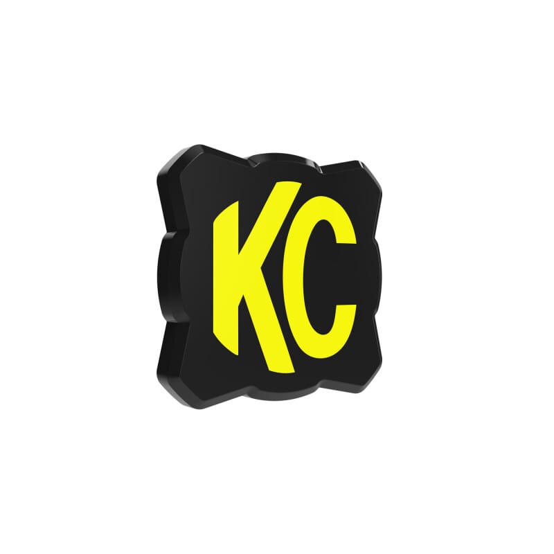 KC HiLiTES FLEX ERA 1 Single Light Cover ONLY (Black/Yellow KC Logo) thumbnail 3