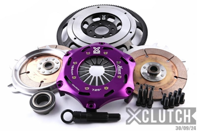 XClutch 03-05 Dodge Neon SRT-4 2.4L Turbo 7.25in Twin Solid Ceramic Clutch Kit