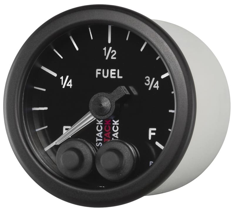 Autometer Stack 52mm 0-280 Ohm Programmable Pro-Control Fuel Level Gauge - Black thumbnail 3