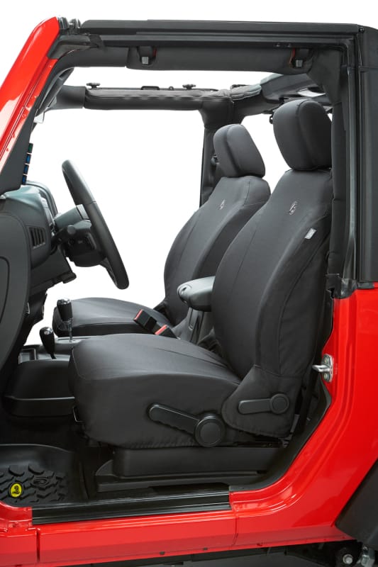 Bestop 07-12 Jeep Wrangler JK Front Seat Covers (Black Diamond)