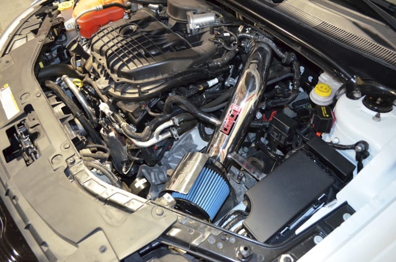 Injen 2012 Chrysler 200S 3.6L V6 Pentastar Polished Short Ram Cold Air Intake with Heat Shield thumbnail 2