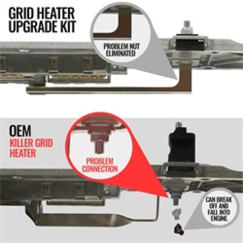 BD Diesel 11-24 Dodge (Ram) 2500/3500 6.7L Cummins Killer Grid Heater Upgrade Kit thumbnail 4