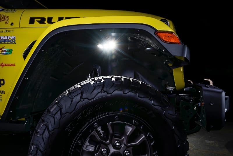 Oracle Underbody RGB+W Wheel Well Rock Light Kit - 4 PCS - ColorSHIFT thumbnail 3